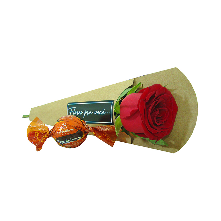 Rosa Vermelha com Trufa Cacau Show Rosa Vermelha com Trufa Cacau Show