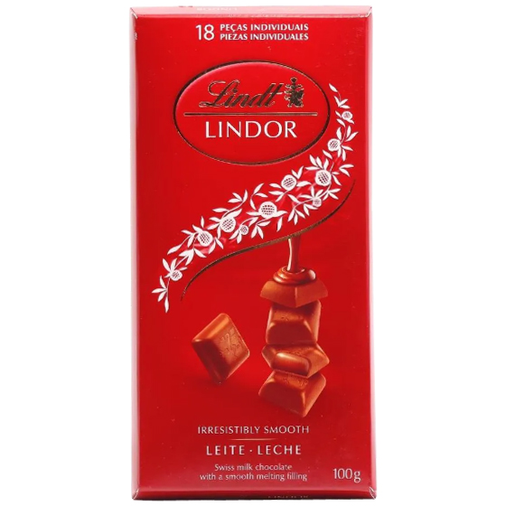 Chocolate Ao Leite Lindt 100g