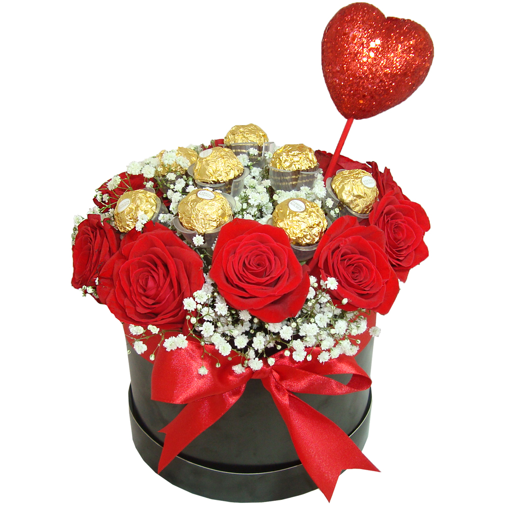 Box com Rosas Vermelhas Especial