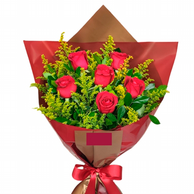Buqu de 6 Rosas para Presente