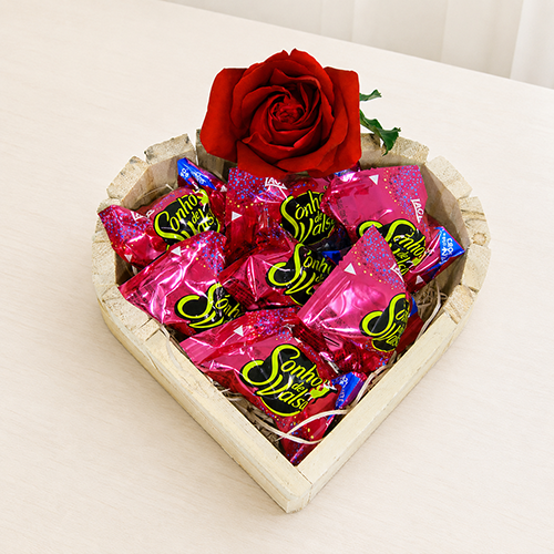Cora��o Sonho de Valsa com Rosa