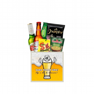 Cesta de Cervejas - Bora tomar uma?