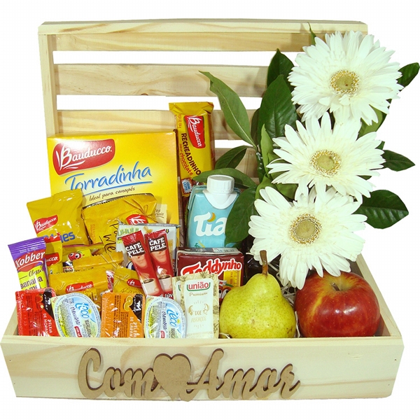 Caf com Flores