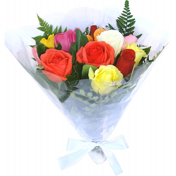 Buqu com Rosas Sortidas