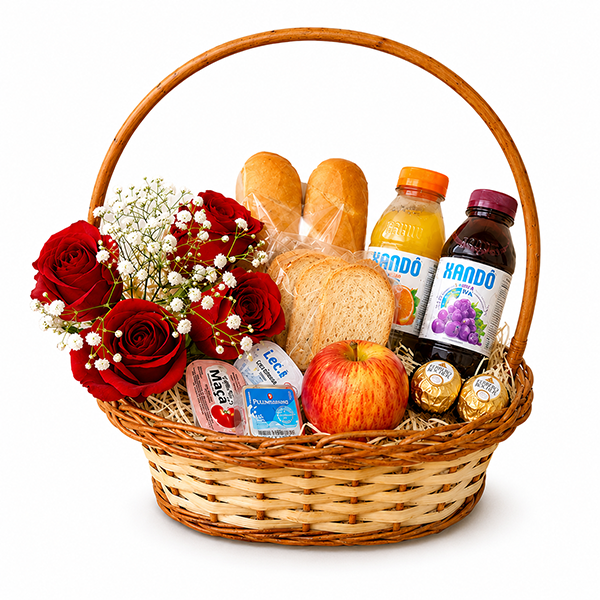 Cesta Caf� Parab�ns