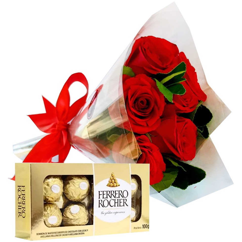 Rosas Vermelhas e Chocolate
