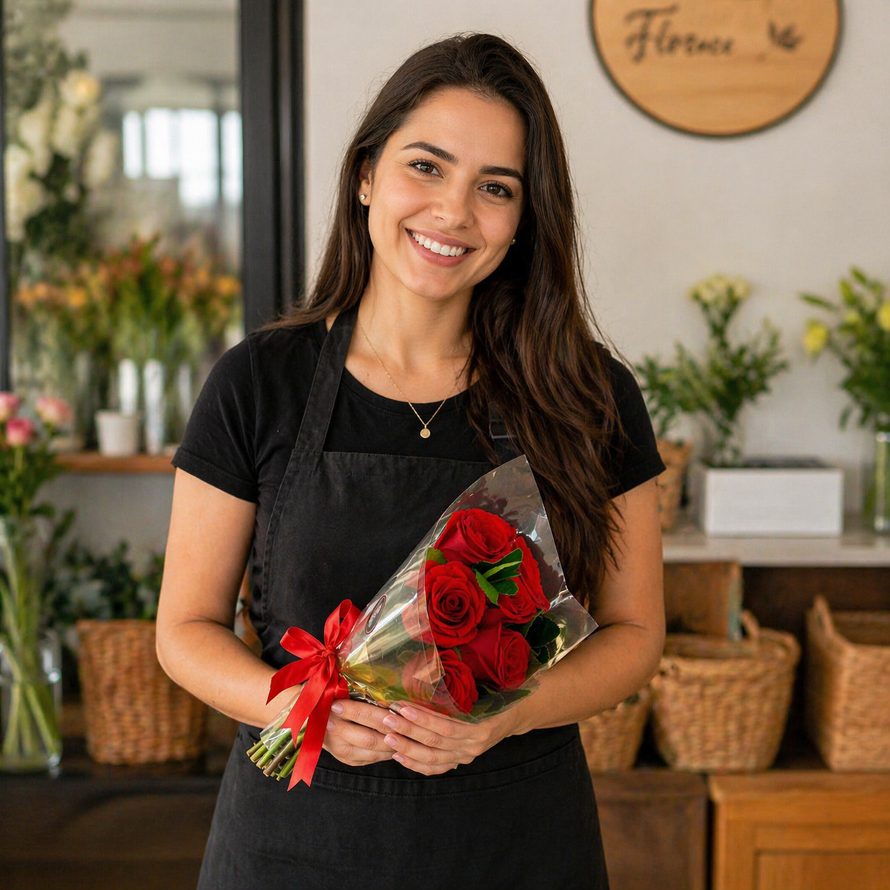 Arranjo com Rosas Vermelhas