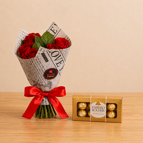 Buqu� Love com Chocolate