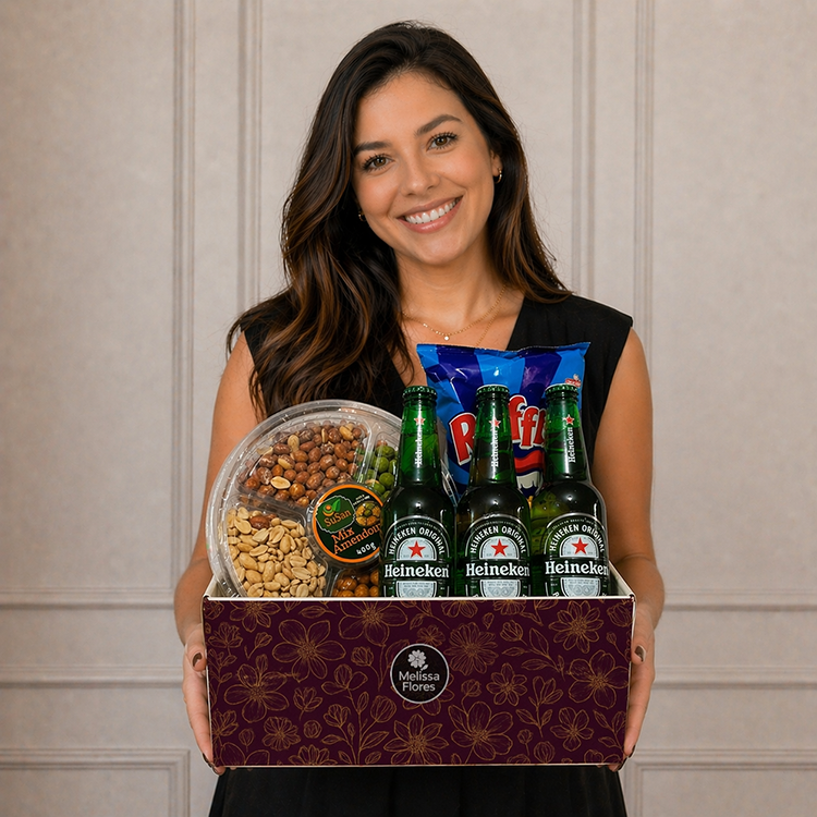 Cestas Heineken com Petiscos
