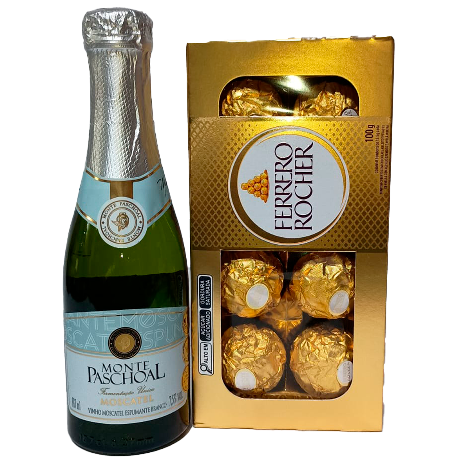 Dupla Vinho e Ferrero Rocher