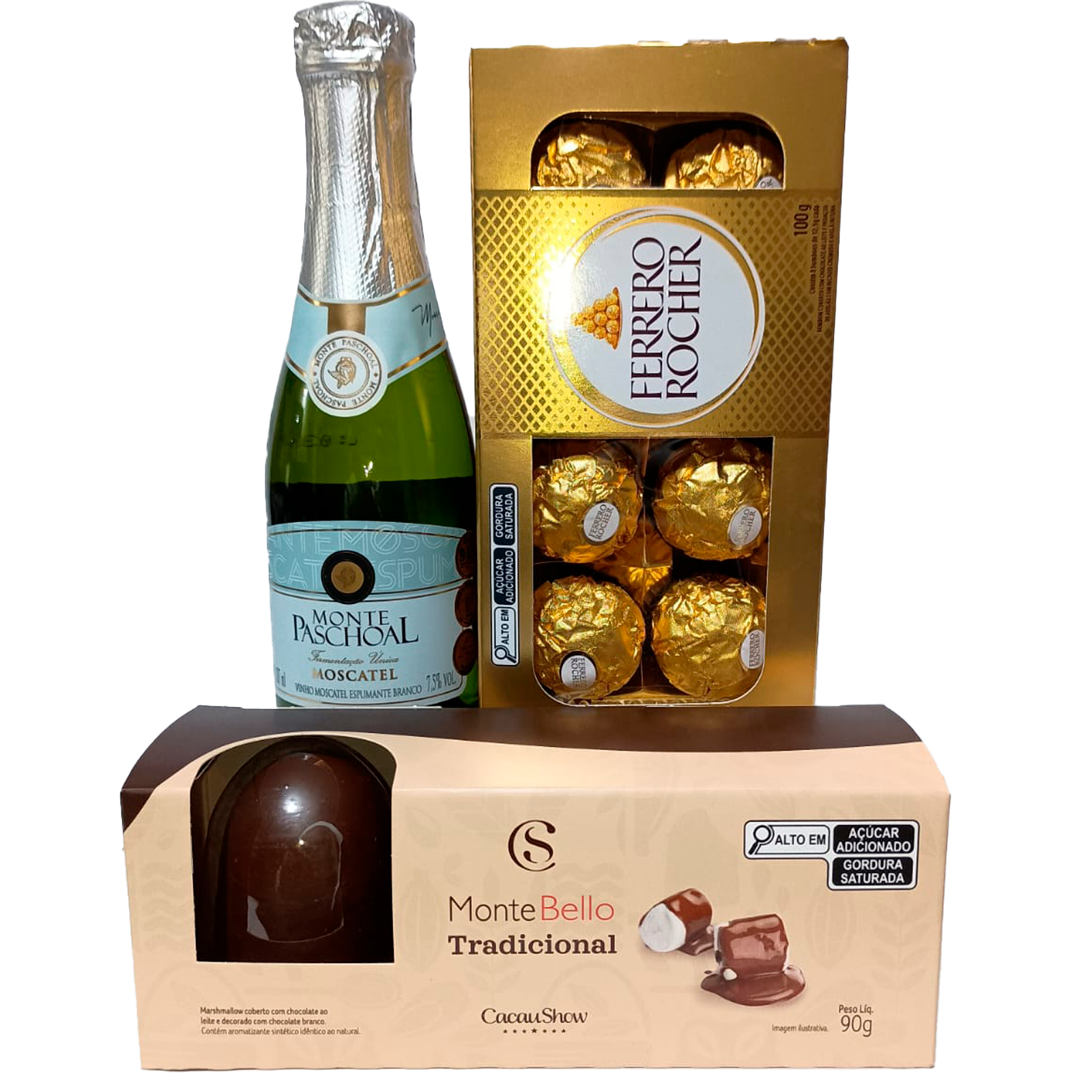 Trio Vinho e Chocolates
