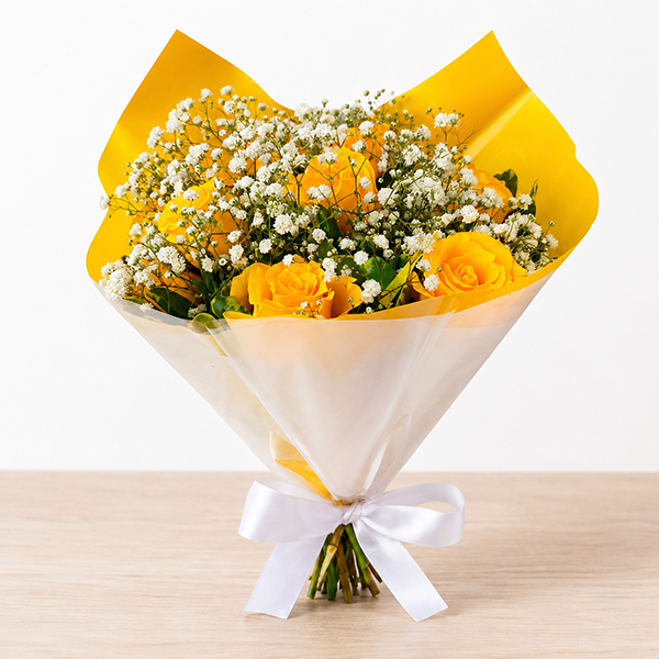 Buqu� Eleg�ncia Amarelo