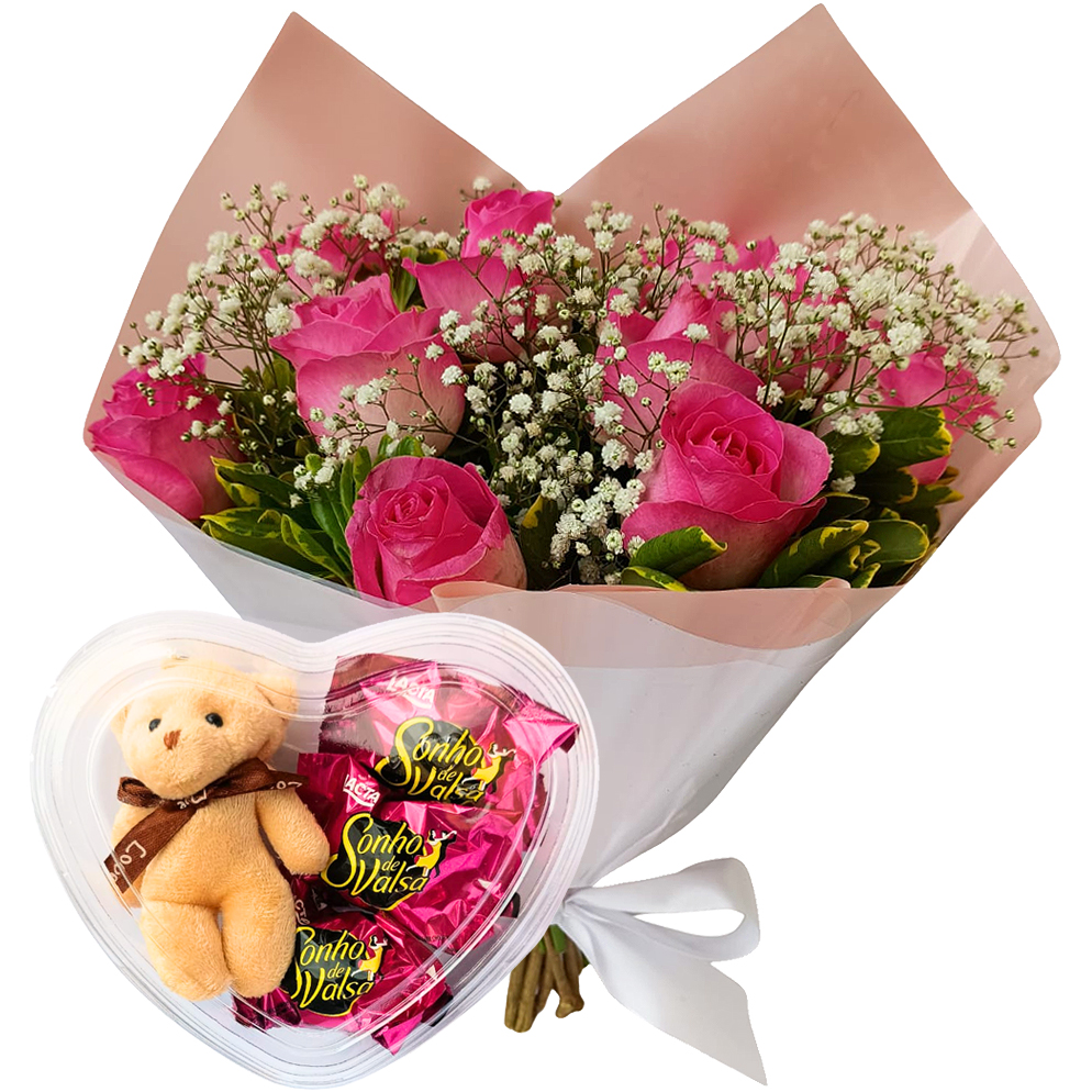 Buqu� Doce Encanto com Bombons