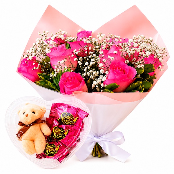 Buqu� Doce Encanto com Bombons