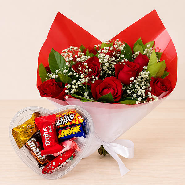 Buqu� Amor Meu e Bombons