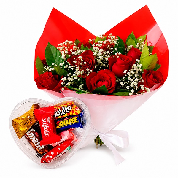 Buqu� Amor Meu e Bombons