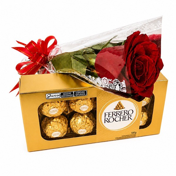 Rosa Colombiana Apaixonante com Ferrero