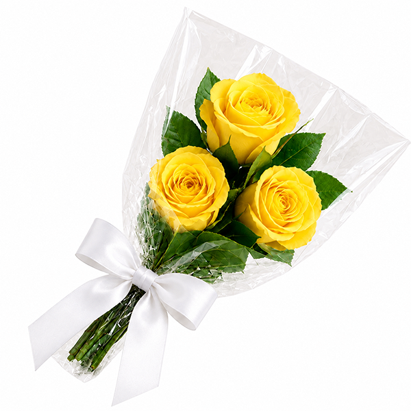 Buqu� com 3 Rosas Amarela