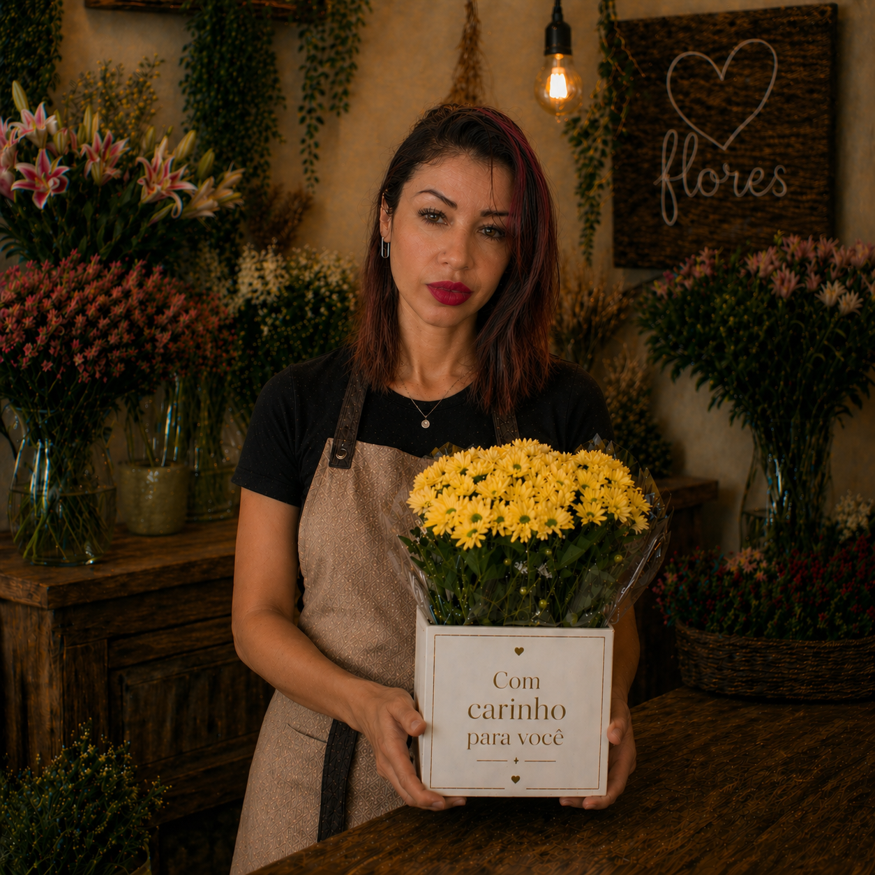 Margaridas Amarela Plantada