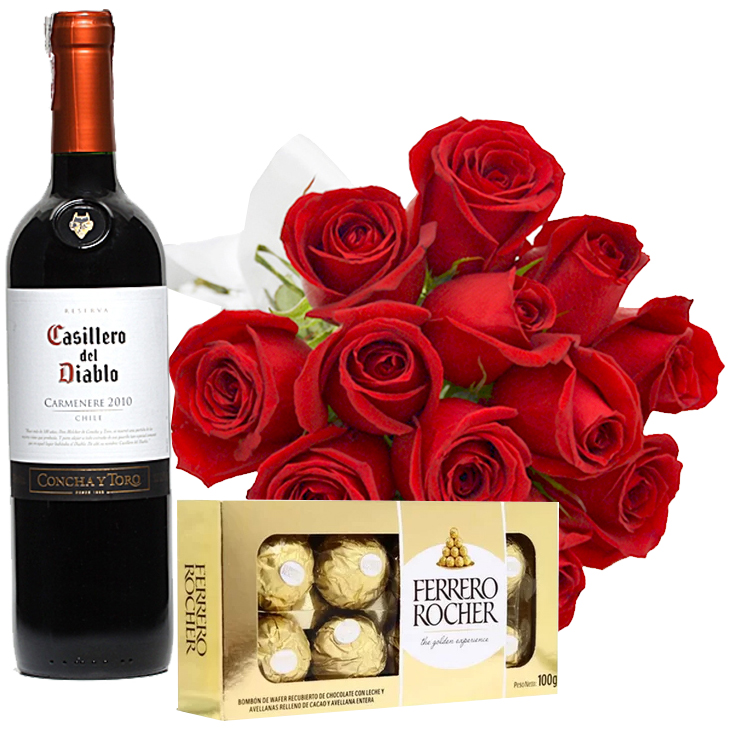 Flores Bombons e Chocolate