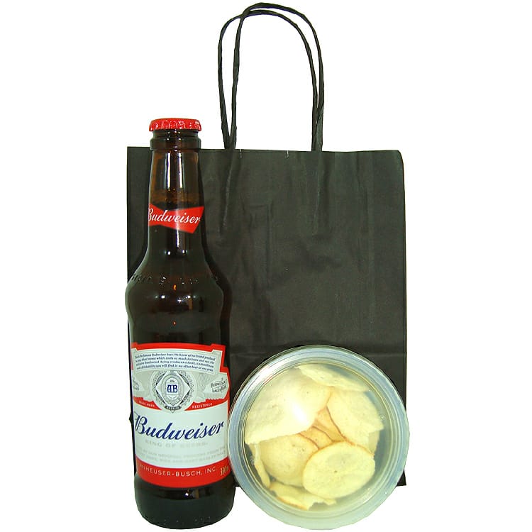Budweiser e Aperitivo Chips de Provolone