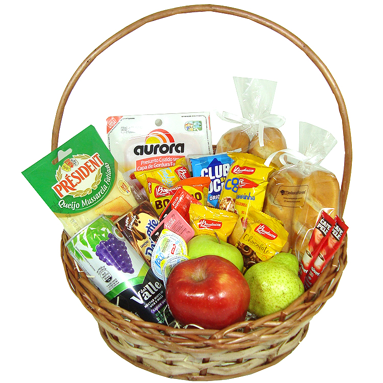 Cestas com Frutas Pes e Frios